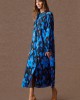 Mamoush Seren Blue Midi Φόρεμα