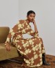 Mamoush Zeta Chocola/Yellow Midi Φόρεμα Mamoush Zeta Chocola/Yellow Midi Φόρεμα
