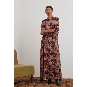 Mamoush Liana Chocola Maxi Φόρεμα