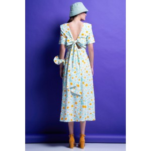 Mamoush Violeta Mint With Daisies Midi Φόρεμα Mamoush Violeta Mint With Daisies Midi Φόρεμα