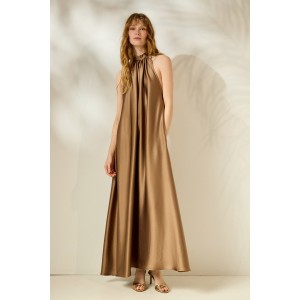 Mamoush Eleanora Mocca Maxi Φόρεμα