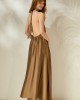 Mamoush Eleanora Mocca Maxi Φόρεμα