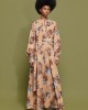Mamoush Evangelia Mocha Floral Maxi Φόρεμα Mamoush Evangelia Mocha Floral Maxi Φόρεμα