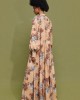 Mamoush Evangelia Mocha Floral Maxi Φόρεμα Mamoush Evangelia Mocha Floral Maxi Φόρεμα