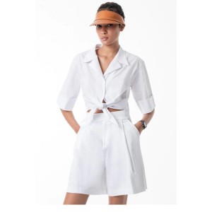 MAMOUSH Ψηλόμεσο Σορτς White