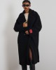 Mamoush Norma Boukle Fur Black Παλτό Mamoush Norma Boukle Fur Black Παλτό