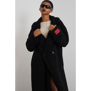 Mamoush Norma Boukle Fur Black Παλτό
