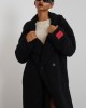 Mamoush Norma Boukle Fur Black Παλτό Mamoush Norma Boukle Fur Black Παλτό