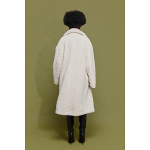 Mamoush Norma Boukle Fur Vanilia Παλτό