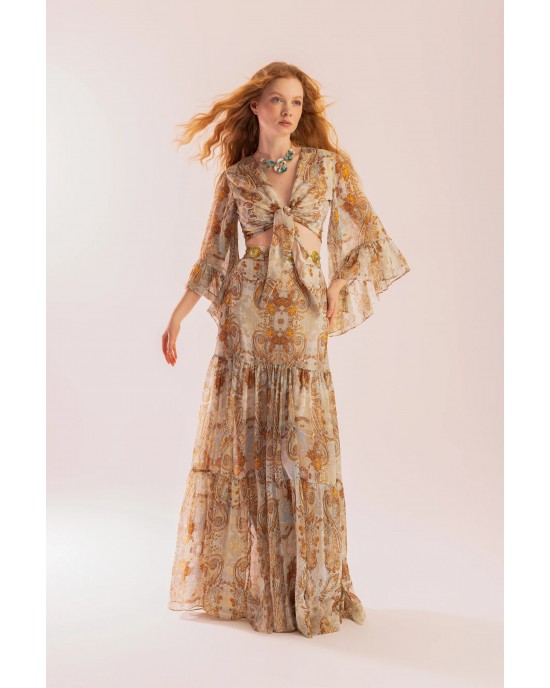 MYA Collection Misty Top & Maxi Φούστα