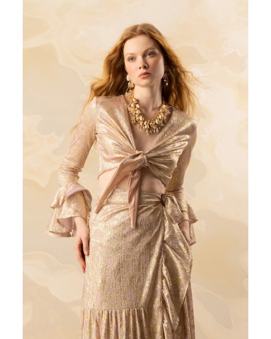 MYA Collection Dashara Top & Maxi Φούστα