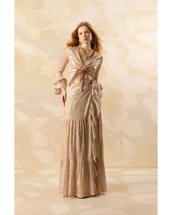 MYA Collection Dashara Top & Maxi Φούστα