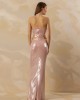 MYA Collection Sakura Pink Nude Maxi Φόρεμα
