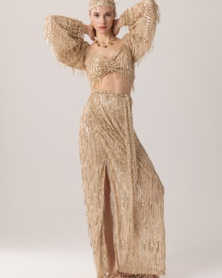 Mya Collection Nyx Top & Maxi Φούστα