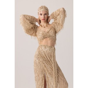 Mya Collection Nyx Top & Maxi Φούστα