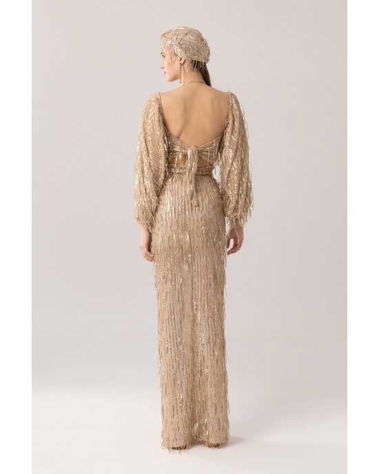 Mya Collection Nyx Top & Maxi Φούστα