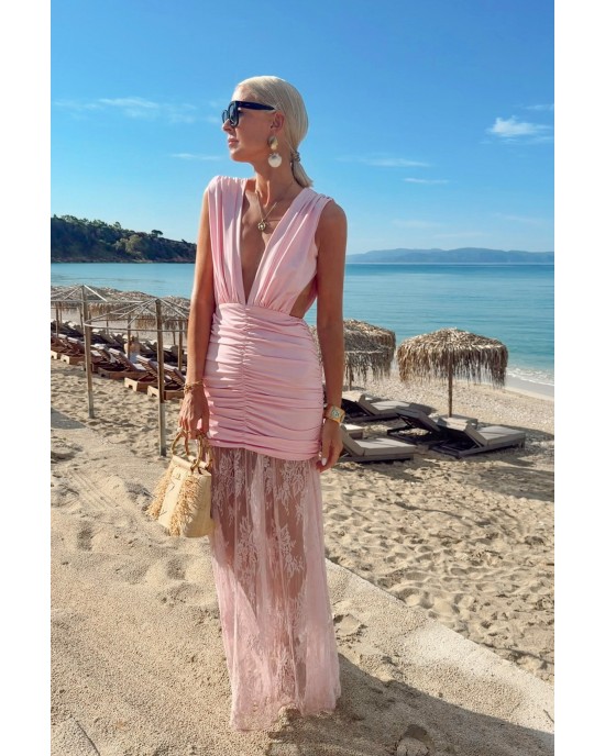 Mya Collection Scarlet Maxi Φόρεμα