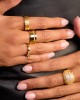 MYA-BAY Cuff Mini Star Gold Δαχτυλίδι