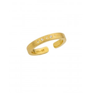 MYA-BAY Cuff Mini Dots Gold Δαχτυλίδι