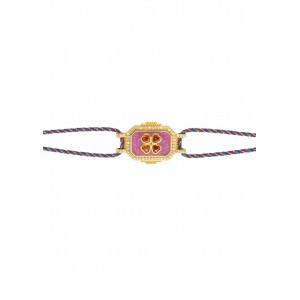 MYA-BAY Boheme Clover Fuchsia Βραχιόλι