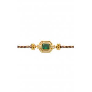 MYA-BAY Art Deco Shiny Green Βραχιόλι