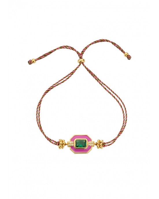 MYA-BAY Art Deco Fuchsia Βραχιόλι