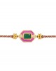 MYA-BAY Art Deco Fuchsia Βραχιόλι