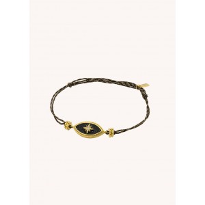 MYA-BAY Black Diwali Iris Βραχιόλι