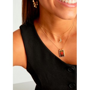 MYA-BAY Red Heart Boheme Κολιέ