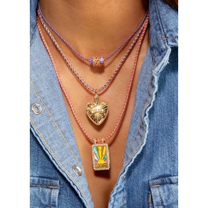 MYA-BAY Purple Talisman Κολιέ