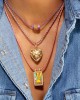 MYA-BAY Purple Talisman Κολιέ