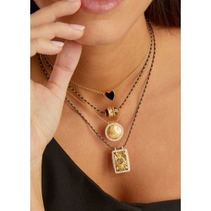 MYA-BAY Black Talisman Κολιέ