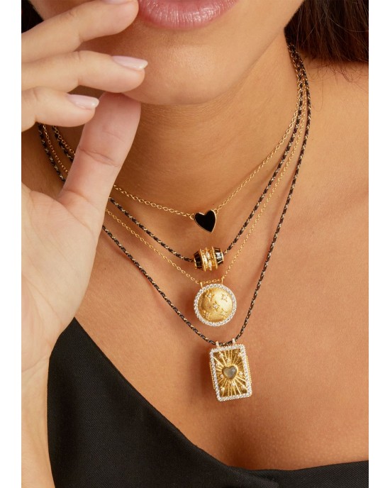 MYA-BAY Black Talisman Κολιέ