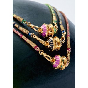 MYA-BAY Big Talisman Black Κολιέ