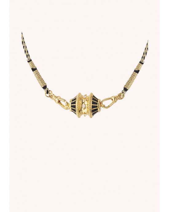 MYA-BAY Big Talisman Black Κολιέ