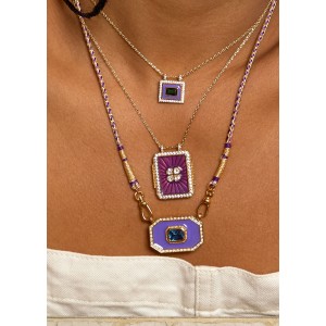 MYA-BAY Purple Yucatan Κολιέ MYA-BAY Purple Yucatan Κολιέ