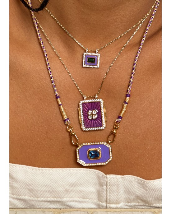 MYA-BAY Purple Yucatan Κολιέ