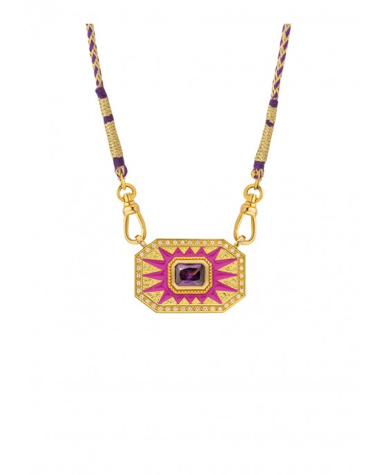 MYA-BAY Yucatan Light Fuchsia Κολιέ