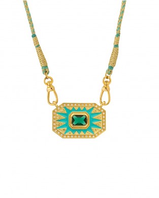 Mya-BAY Yucatan Light Turquoise Κολιέ