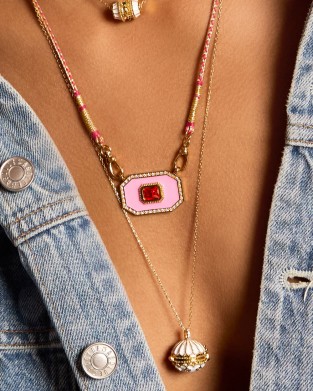 MYA-BAY Yucatan Pink Κολιέ