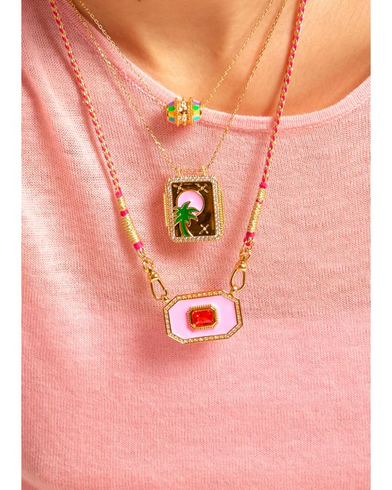 MYA-BAY Yucatan Pink Κολιέ