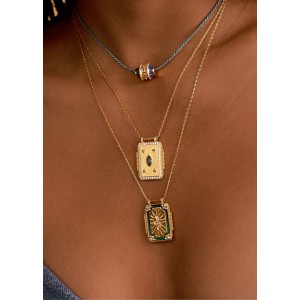 MYA-BAY Mystic Blue Twice Bohem Κολιέ