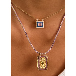 MYA-BAY Mystic Purple Twice Boheme Κολιέ