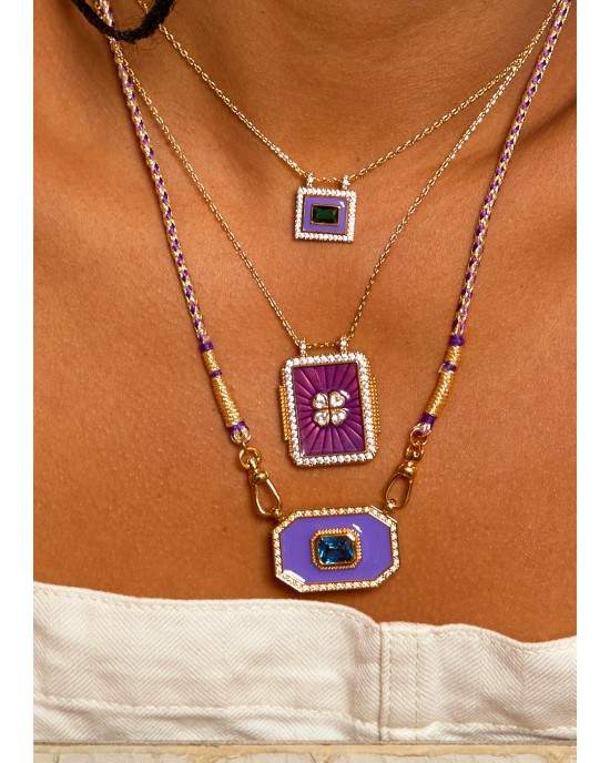 MYA-BAY Clover Bohemian Κολιέ