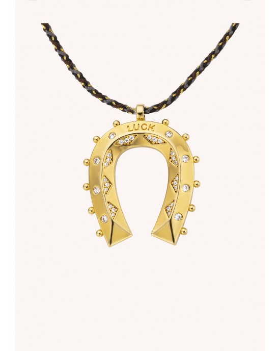 MYA-BAY Gold Horseshoe Κολιέ