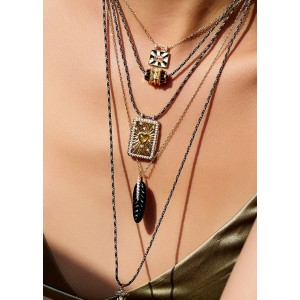 MYA-BAY Plume Black Κολιέ