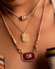 MYA-BAY Burgundy Yucatan Κολιέ