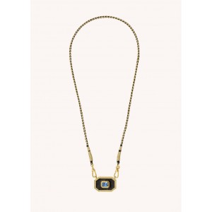 MYA-BAY Black Shiny Yucatan Κολιέ