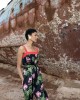Maeda Black Printed Ολόσωμη Φόρμα