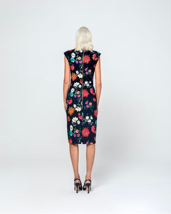 Mamoush Cleo Flowers Midi Φόρεμα